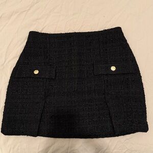 Zara tweed mini skirt
